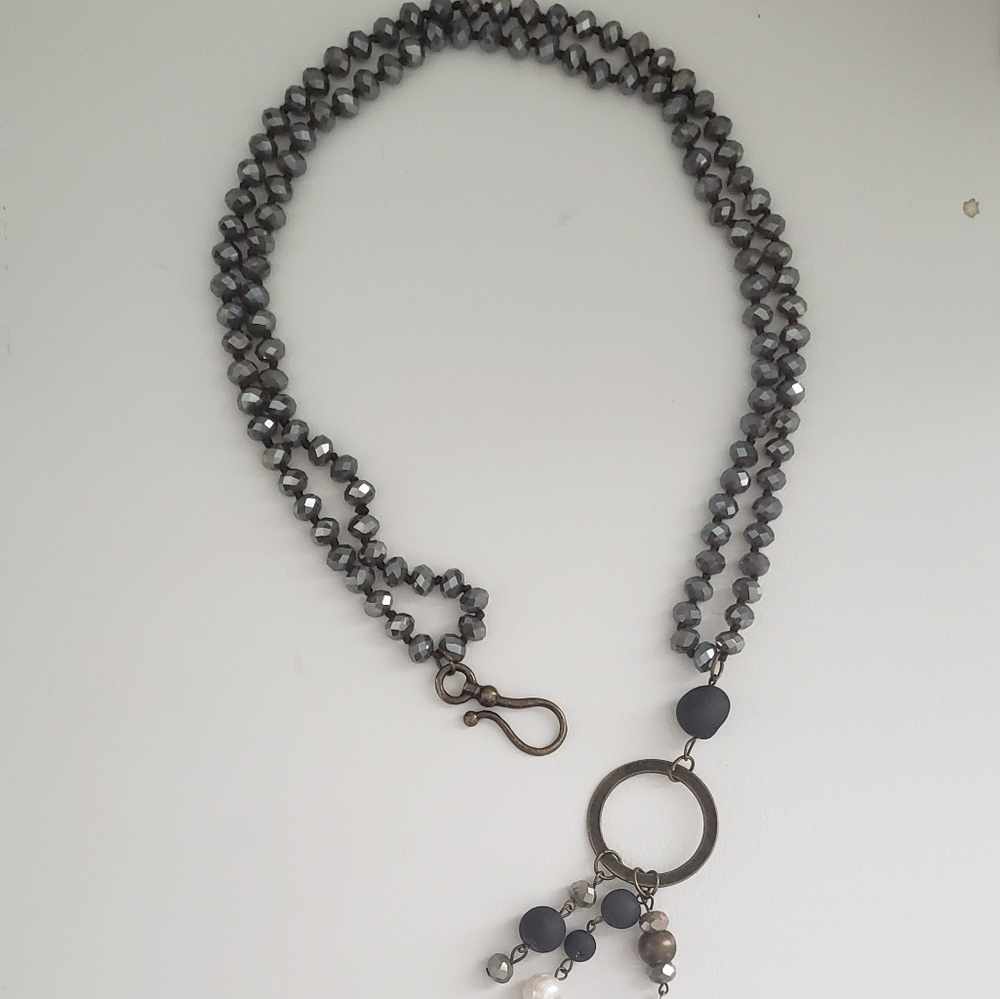 Necklace with tassel